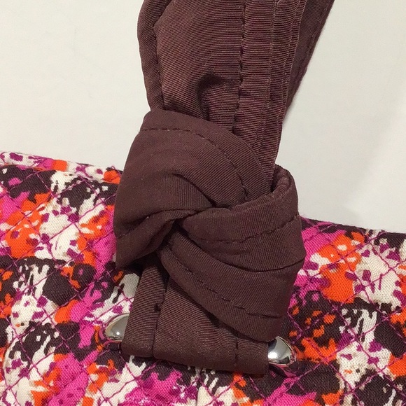 NWT Vera Bradley Hadley Tote with Phone Charger Pocket, Houndstooth Tweed - Picture 9 of 11